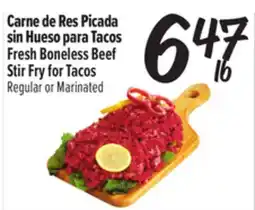 El Super Fresh Boneless Beef Stir Fry for Tacos offer