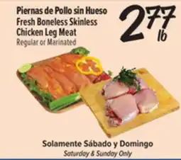 El Super Fresh Boneless Skinless Chicken Leg Meat offer