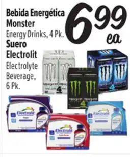 El Super Monster Energy Drinks, 4 Pk., Electrolyte Beverage, 6Pk offer