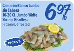 El Super 16-20Ct. Jumbo White Shrimp Headless offer