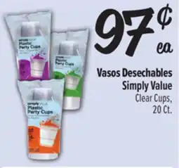 El Super Clear Cups offer