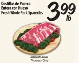 El Super Fresh Whole Pork Spareribs offer