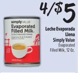 El Super Simply Value Evaporated Filled Milk offer