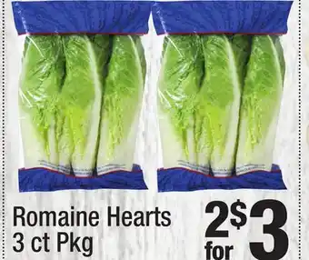 Super King Markets Romaine Hearts offer