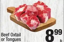 Super King Markets Beef Oxtail or Tongues offer