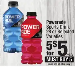 Super King Markets Powerade Sports Drink offer