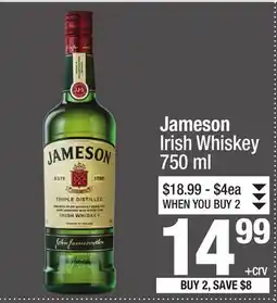 Super King Markets Jameson Irish Whiskey offer