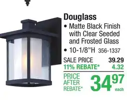 Menards Patriot Lighting Douglass offer