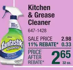 Menards Kitchen & Grease Cleaner offer