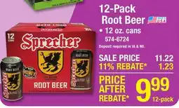 Menards 12-Pack Root Beer offer