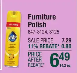 Menards Furniture Polish offer