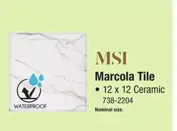 Menards Marcola Tile offer
