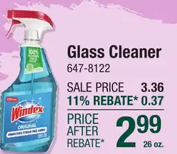 Menards Glass Cleaner offer