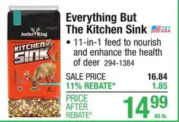Menards Everything But The Kitchen Sink offer