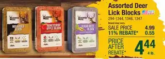 Menards Assorted Deer Lick Blocks offer