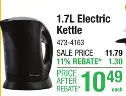 Menards 1.7L Electric Kettle offer