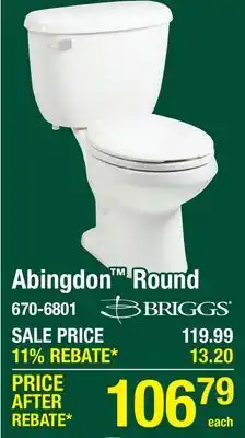 Menards Abingdon Round offer