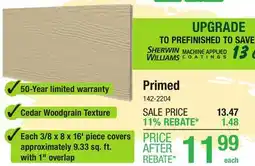 Menards LP SmartSide Primed offer