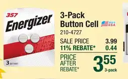 Menards 3-Pack Button Cell offer