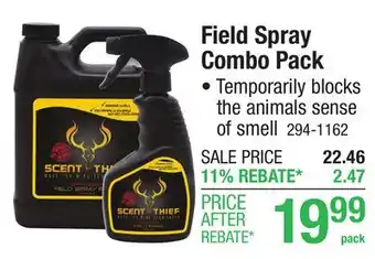 Menards Field Spray Combo Pack offer
