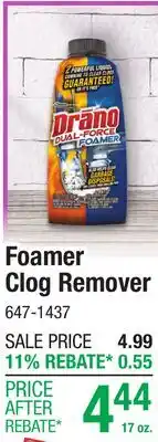 Menards Foamer Clog Remover offer