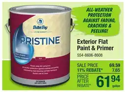Menards Exterior Flat Paint & Primer offer