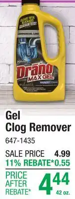 Menards Gel Clog Remover offer