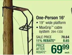 Menards One-Person 16' offer