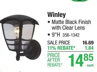 Menards Winley offer
