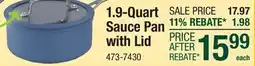 Menards 1.9-Quart Sauce Pan with Lid offer