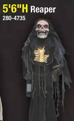Menards 5'6H Reaper ANIMATED DÉCOR! offer