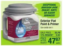 Menards Exterior Flat Paint & Primer offer