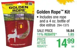 Menards Golden Rope Kit offer