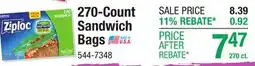 Menards 270-Count Sandwich Bags offer