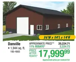 Menards Danville offer