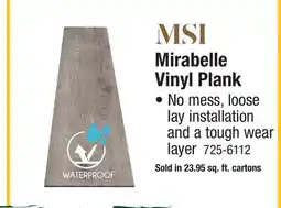 Menards Mirabelle Vinyl Plank offer