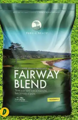 Menards Fairway Blend Grass Seed offer