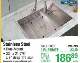 Menards Stainless Steel offer
