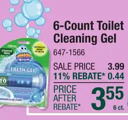 Menards 6-Count Toilet Cleaning Gel offer