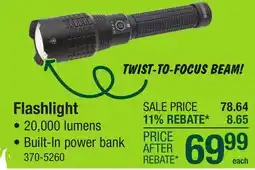 Menards Flashlight offer