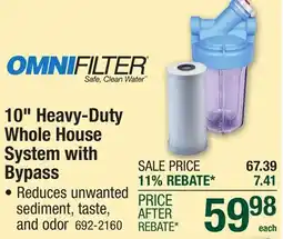 Menards 10 Heavy-Duty Whole House System with Bypass offer