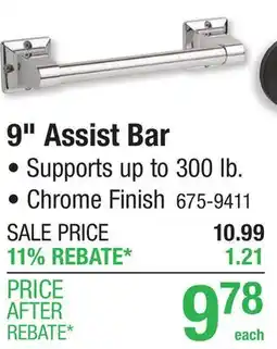 Menards 9 Assist Bar offer