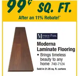 Menards Monroe Moderna Laminate Flooring offer