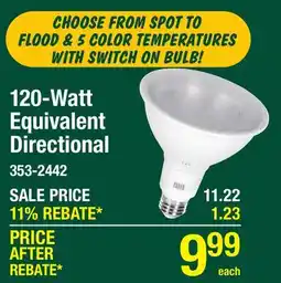 Menards TruWave 120-Watt Equivalent Directional offer
