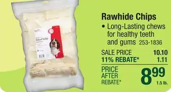 Menards Master Paws Rawhide Chips offer