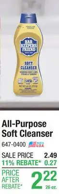 Menards Bar Keepers Friend All-Purpose Soft Cleanser offer