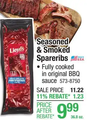 Menards Seasoned & Smoked Spareribs offer