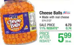 Menards Cheese Balls offer