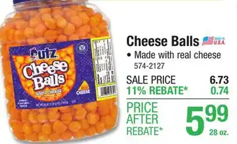 Menards Cheese Balls offer
