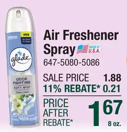 Menards Air Freshener Spray offer